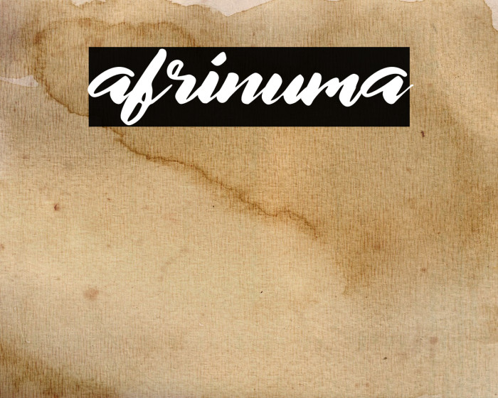afrinuma Example 1