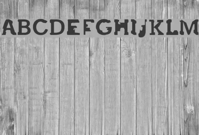 after 45' Font examples