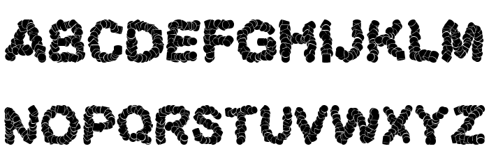 afterglow Font LOWERCASE
