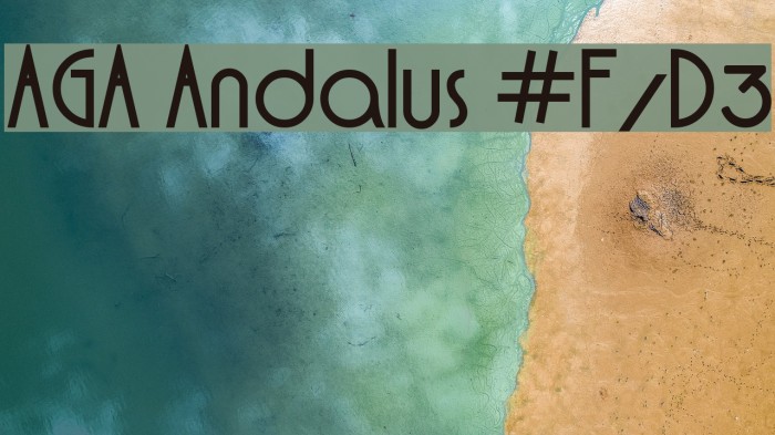 AGA Andalus #F/D3 Font examples