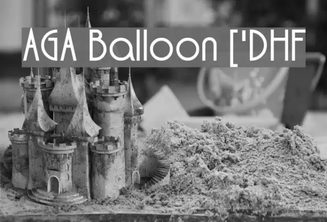 AGA Balloon ['DHF Font examples