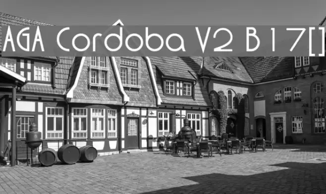 AGA Cordoba V2 B17[] Font examples
