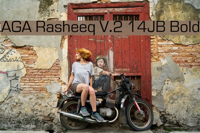 AGA Rasheeq V.2 14JB Bold Font examples