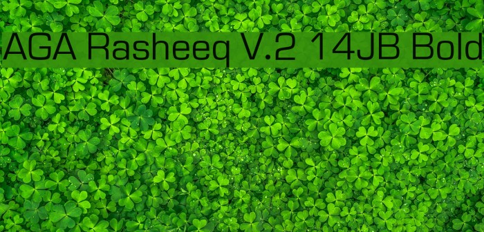 AGA Rasheeq V.2 14JB Bold Font examples
