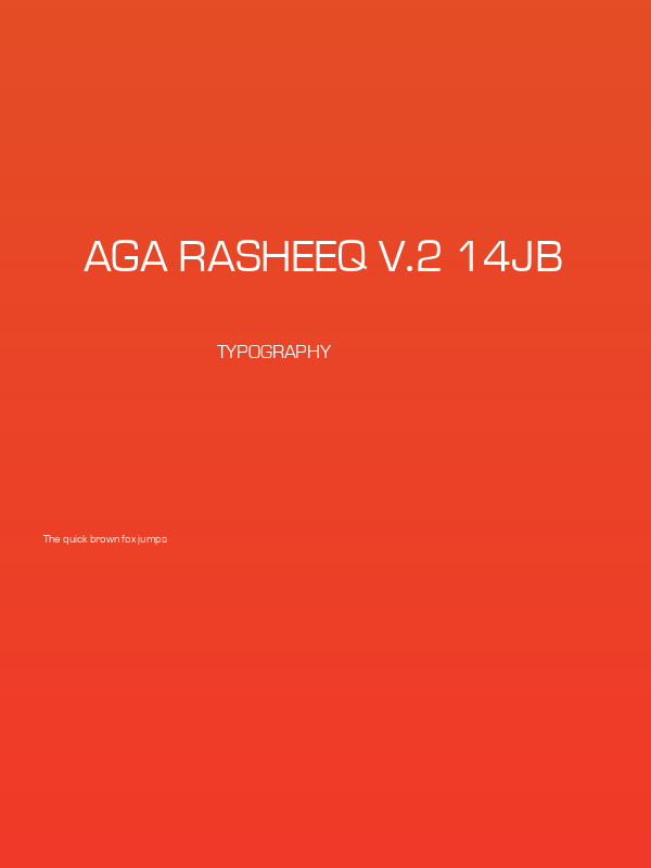 AGA Rasheeq V.2 14JB Poster