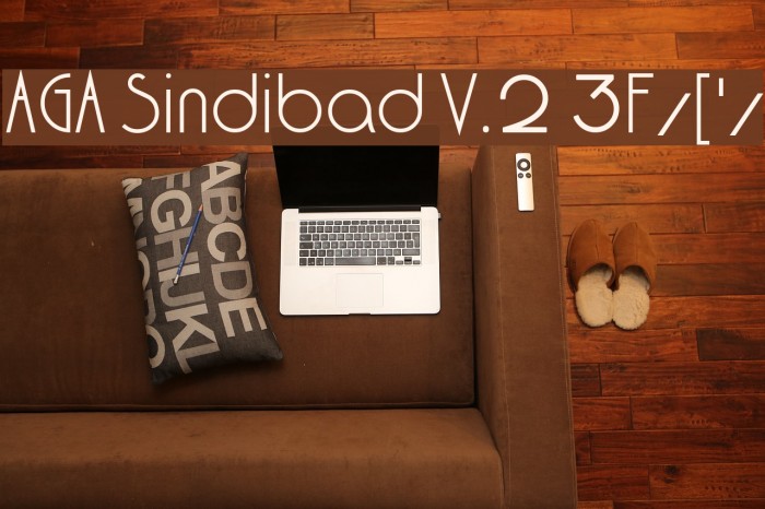 AGA Sindibad V.2 3F/['/ Font examples