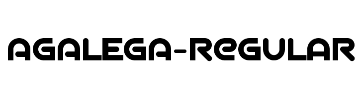 AGALEGA-Regular  font caratteri gratis