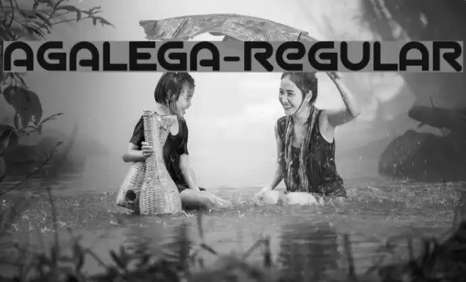 AGALEGA-Regular Font examples