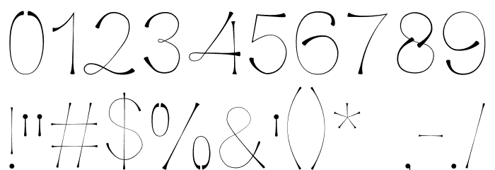 AGIS Font OTHER CHARS