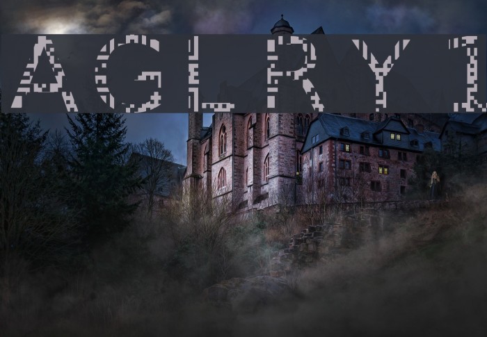 AGLRY 1 Font examples