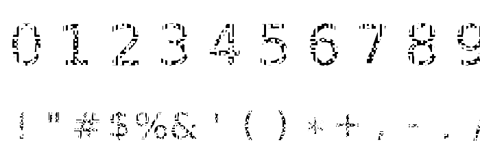 AGLRY Space 1 Font OTHER CHARS
