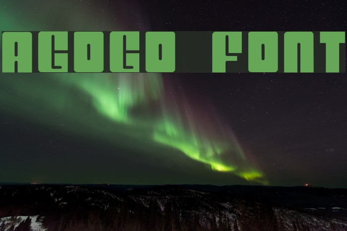 AGOGO Fonte examples