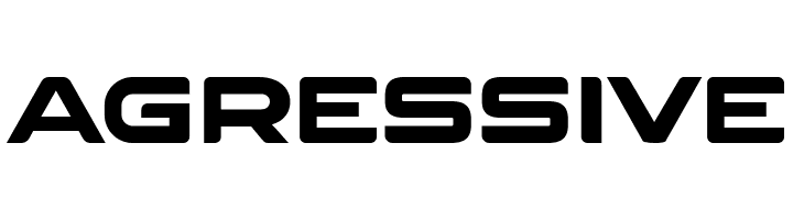 AGRESSIVE  Free Fonts Download