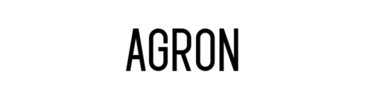 AGRON  नि: शुल्क फ़ॉन्ट्स डाउनलोड