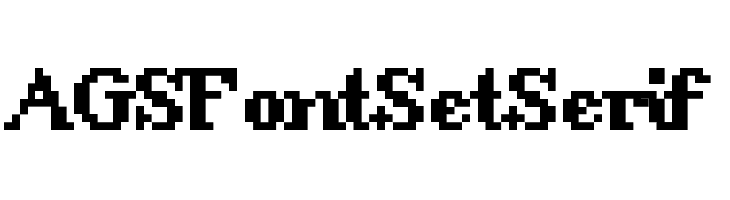 AGSFontSetSerif  免费字体下载
