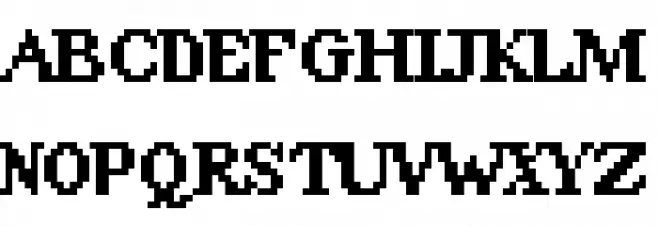 AGSFontSetSerif 字体 大写