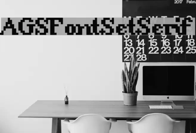 AGSFontSetSerif Font examples