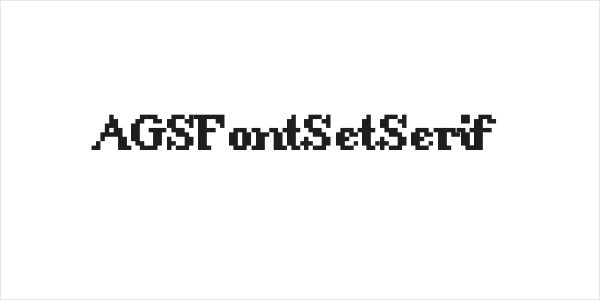 AGSFontSetSerif Logo
