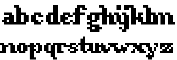 AGSFontSetSerif Font LOWERCASE