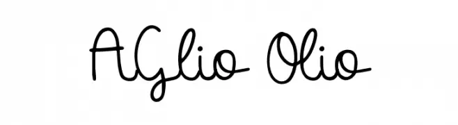 AGlio Olio Font