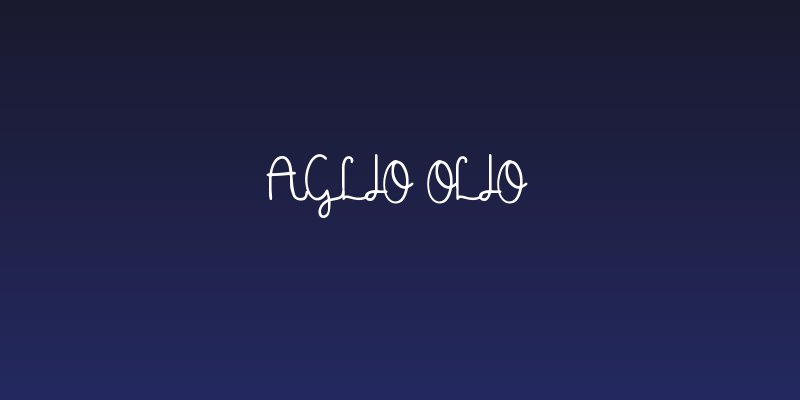 AGlio Olio Social Header