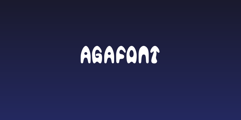 Agafont Social Header
