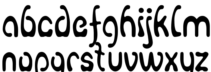 Agafont Font LOWERCASE