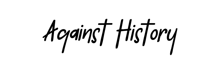 Against History  免费字体下载