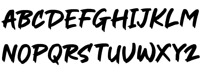 Against Romance Font LOWERCASE