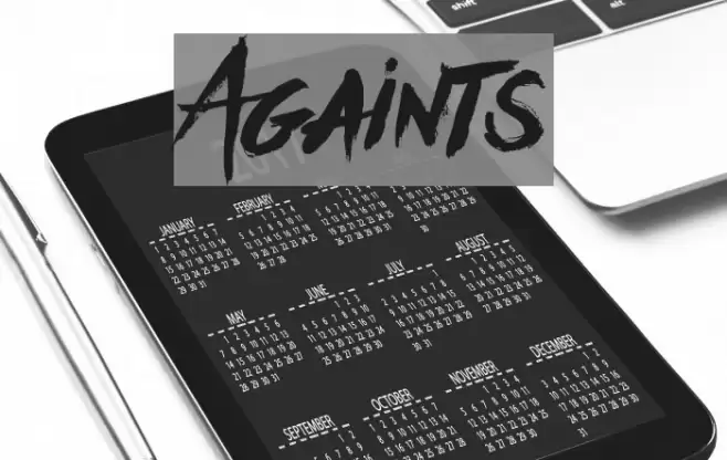 Againts Font examples