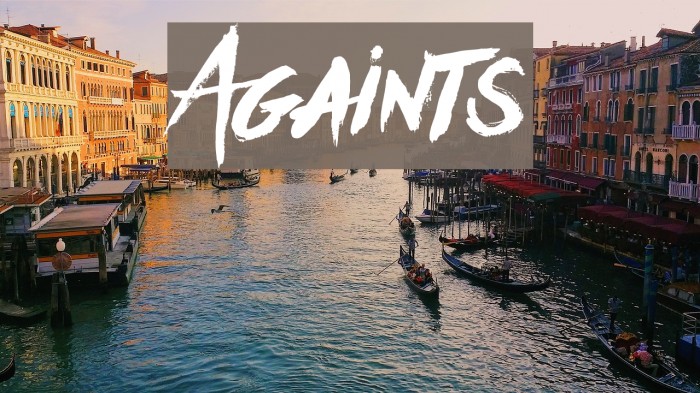 Againts フォント examples