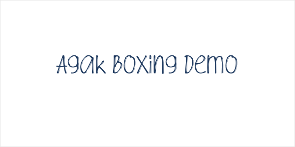 Agak Boxing Demo Logo