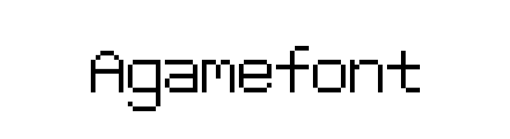 Agamefont  フリーフォントのダウンロード