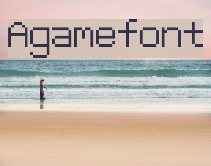 Agamefont Font examples