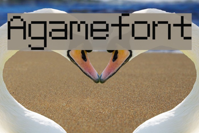 Agamefont Font examples
