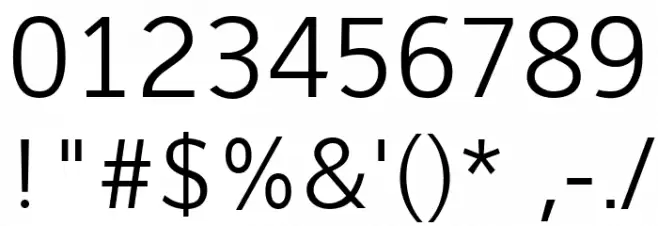 Aganè 45 Font Alte caractere