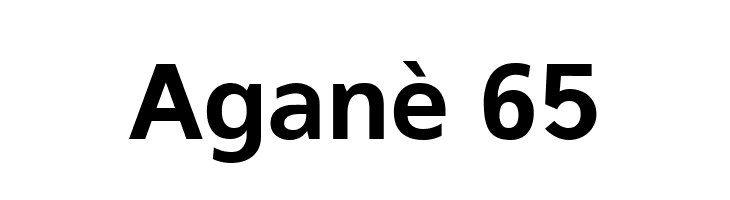 Aganè 65  font caratteri gratis