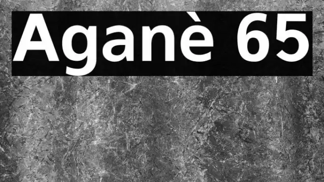 Aganè 65 Example 3
