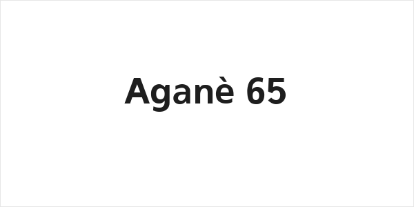 Aganè 65 Logo