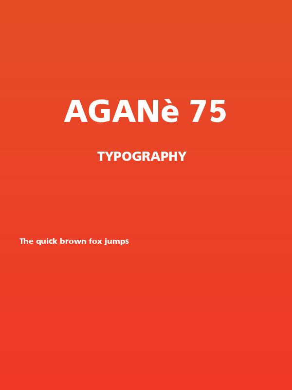 Aganè 75 Poster