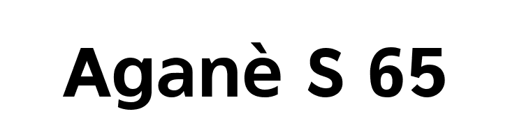 Aganè S 65  font caratteri gratis