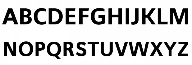 Aganè S 65 Font UPPERCASE