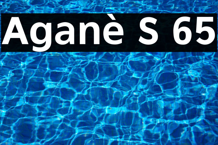 Aganè S 65 Example 2