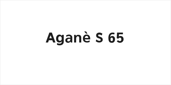 Aganè S 65 Logo