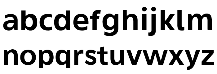 Aganè S 65 Font LOWERCASE