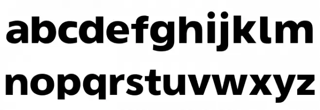 Aganè S 75 Font LOWERCASE