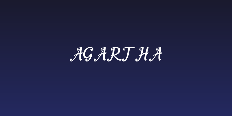 Agartha Social Header