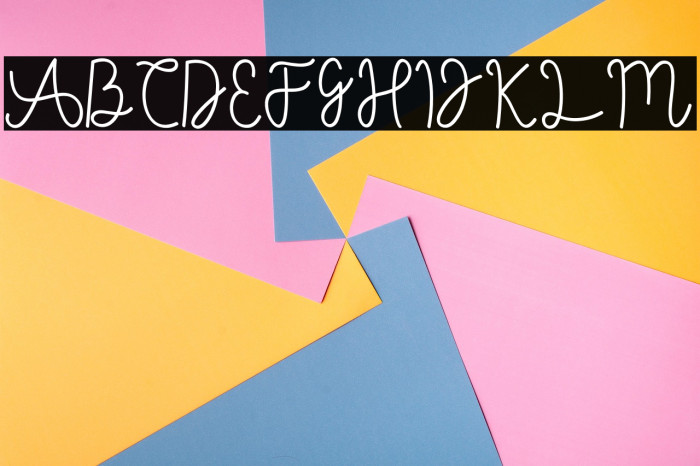 AgashiSignatureFont Example 3