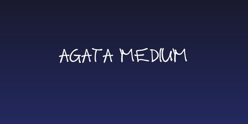 Agata Medium Social Header