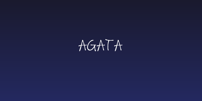 Agata Social Header